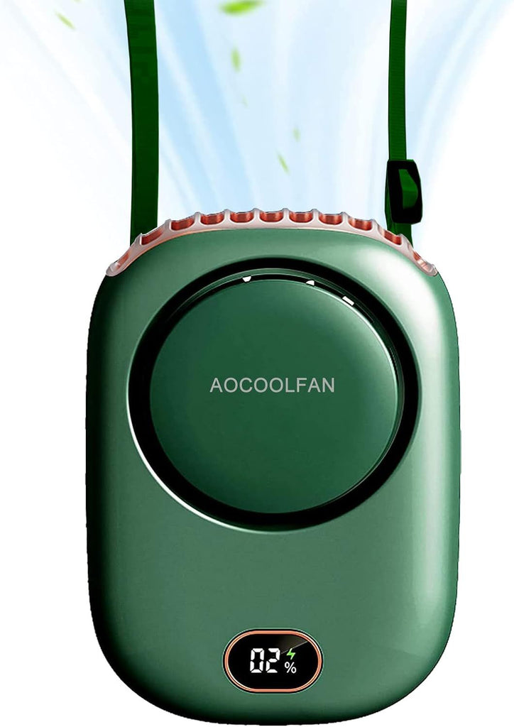 Portable Neck Fan, Mini Small Personal Handheld Fan USB Rechargeable 3 Speed for Girls Boys Woman Eyelash Travel Home Office Outdoor