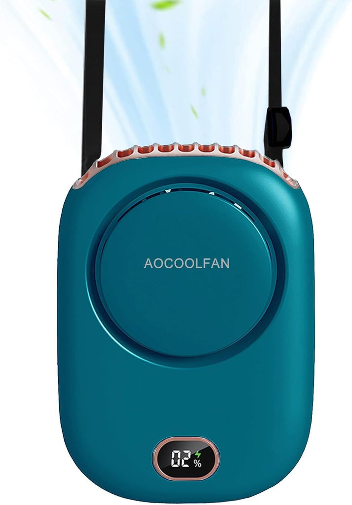 Portable Neck Fan, Mini Small Personal Handheld Fan USB Rechargeable 3 Speed for Girls Boys Woman Eyelash Travel Home Office Outdoor