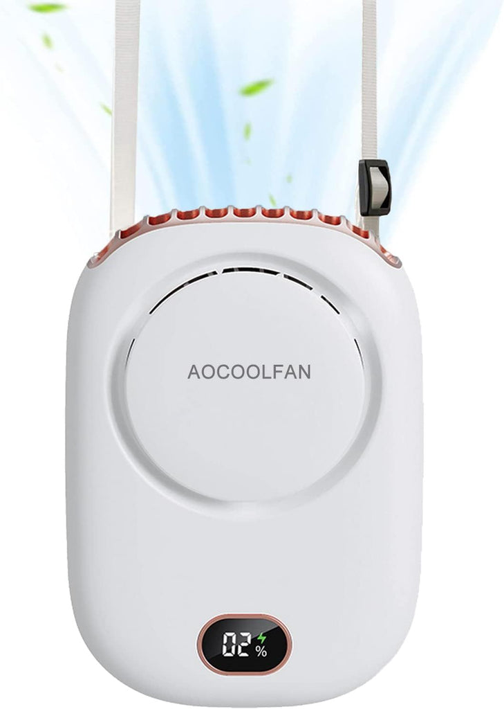 Portable Neck Fan, Mini Small Personal Handheld Fan USB Rechargeable 3 Speed for Girls Boys Woman Eyelash Travel Home Office Outdoor