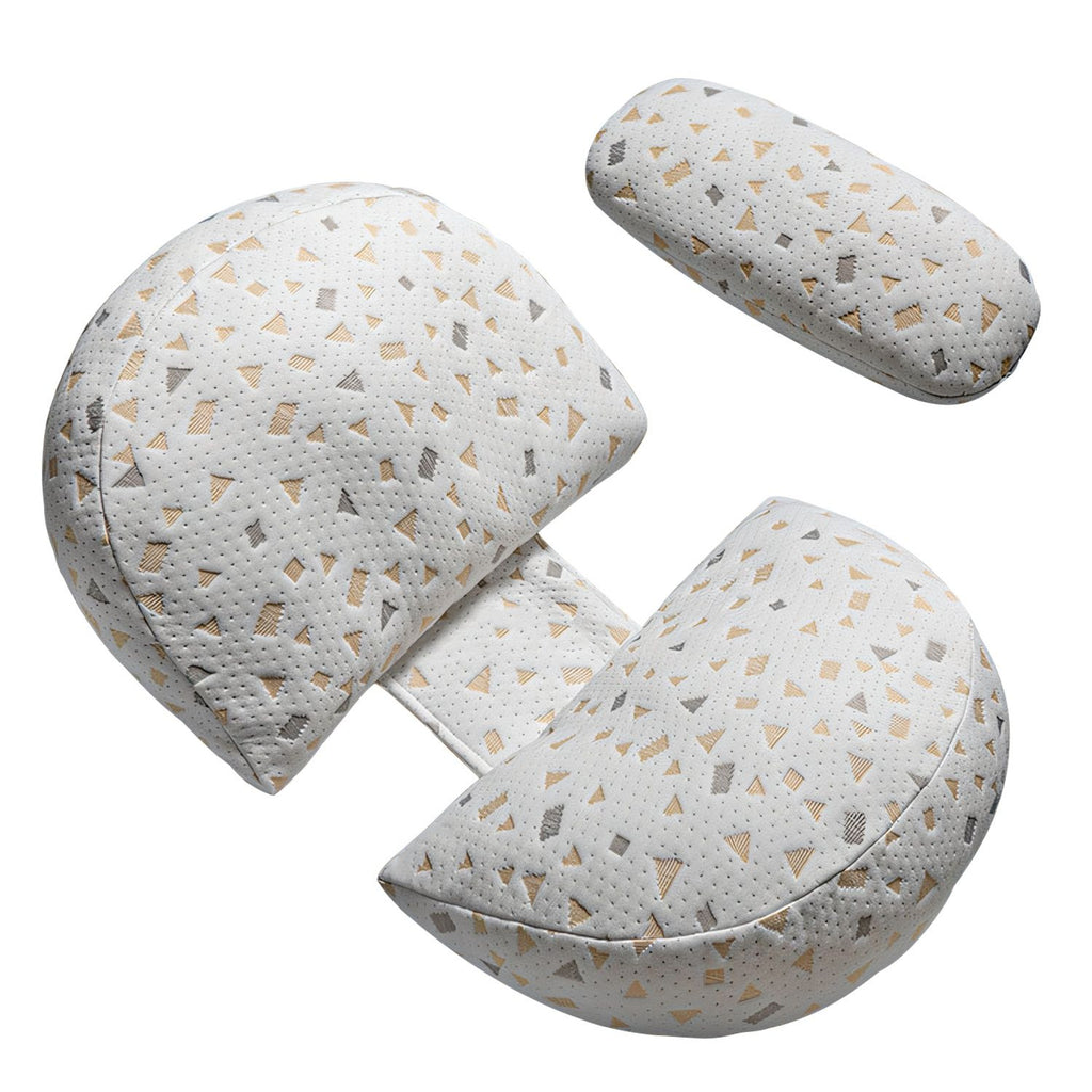 Pregnancy Pillows Adjustable Support Maternity Pillow Soft Side Sleeper Pregnancy Pillows Wedge Pillow with Detachable Pillow Cover