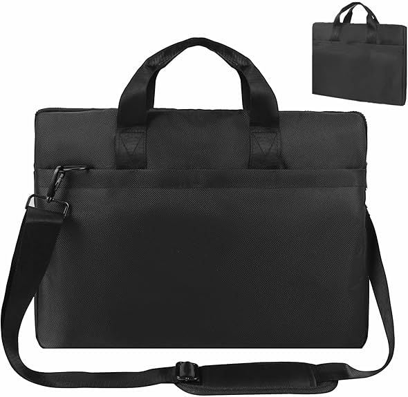 Premium Laptop Briefcase with Cross-Body Shoulder, DVD Player bag