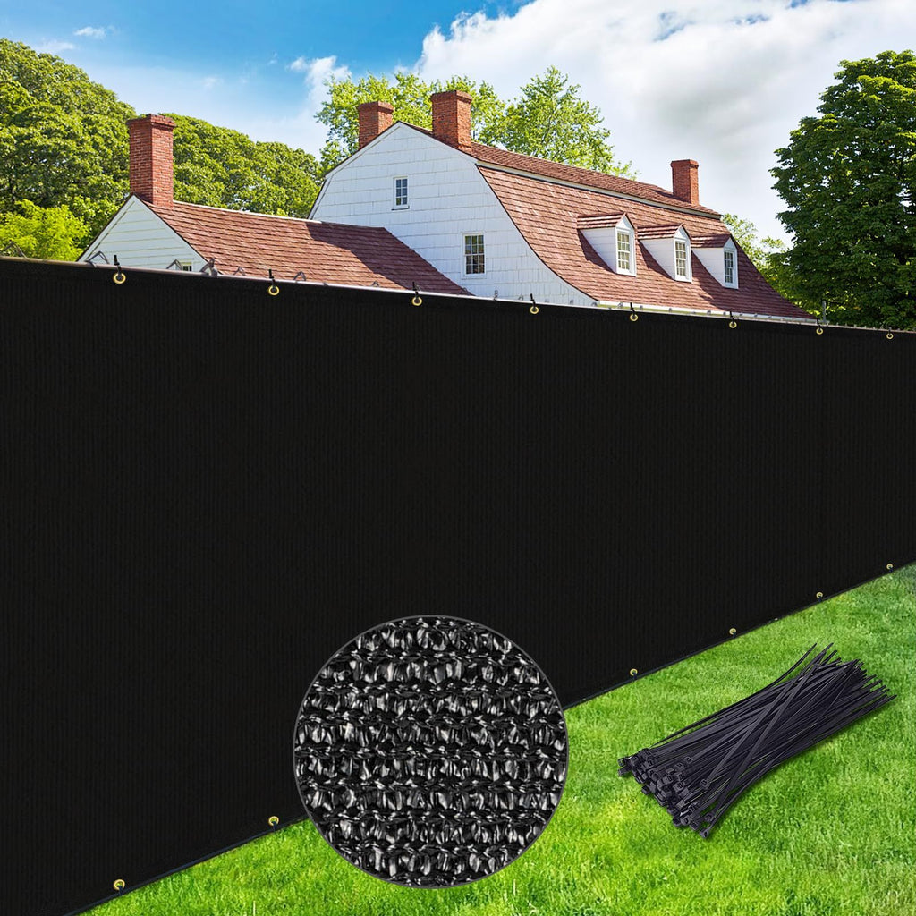 Privacy Screen Fence Commercial 220GSM Fence Panel with Brass Grommets Heavy Duty Perfect for Outdoor Back Yard