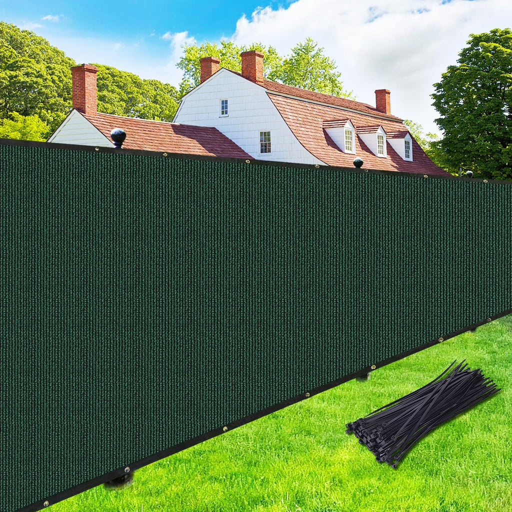 Privacy Screen Fence Commercial 220GSM Fence Panel with Brass Grommets Heavy Duty Perfect for Outdoor Back Yard