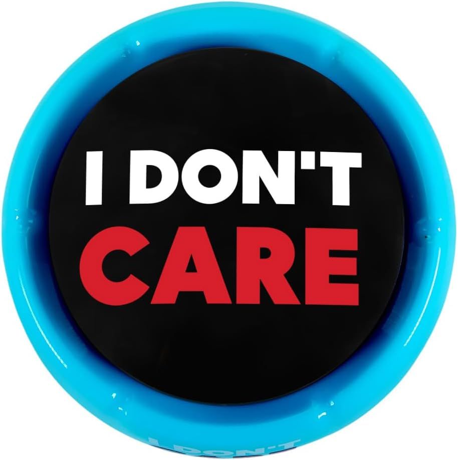 Products I Don't Care Button - Plays 8 Hilarious IDC Sayings - Office Humor & Stress Relief - Funny Gift & Stocking Stuffer