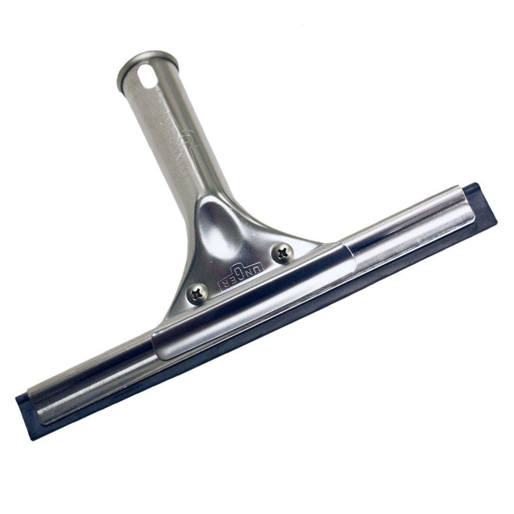 Professional 8' Stainless Steel Window & Glass Cleaning Squeegee - Cleaning Supplies, Heavy Duty Squeegee for Window Cleaning, Streak Free Results