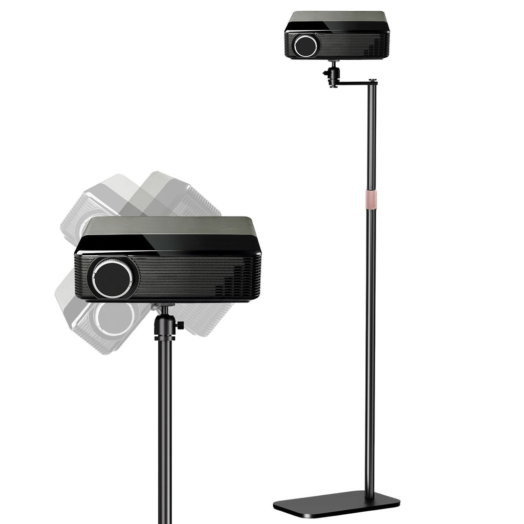 Projector Stand Height adjustable 28"-52" Tall Floor Stands w 3 Mounting Options 360?Rotatable Ball Head Heavy Duty Multipurpose Soporte Para Proyector for Home Office