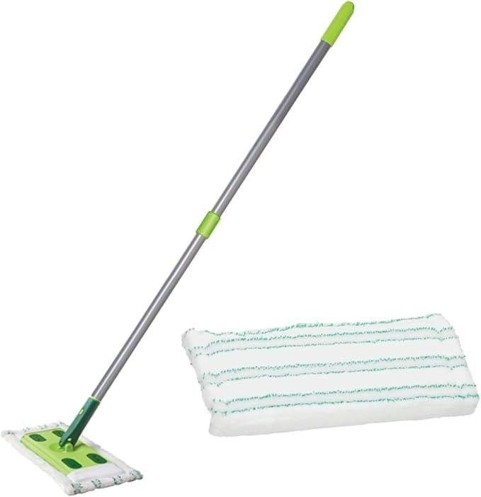 Quick Shine Sustainable Hard Surface Floor Clean & Polish Mop Kit 1 Reusable Pad