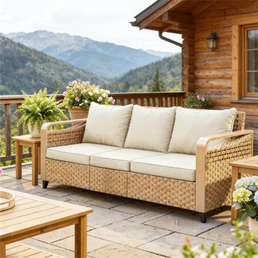 Rattan sofa, outdoor sofa, terrace sofa, balcony sofa
