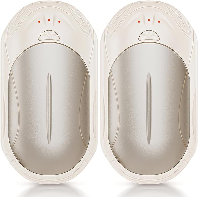 Rechargeable 2 Pack, AI Smart Chips Electric , 20Hrs Long Safe Heat, Portable Pocket Heater, Gifts for Christmas, Outdoor, Hunting, Golf, Camping Accessories