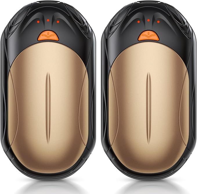 Rechargeable 2 Pack, AI Smart Chips Electric , 20Hrs Long Safe Heat, Portable Pocket Heater, Gifts for Christmas, Outdoor, Hunting, Golf, Camping Accessories