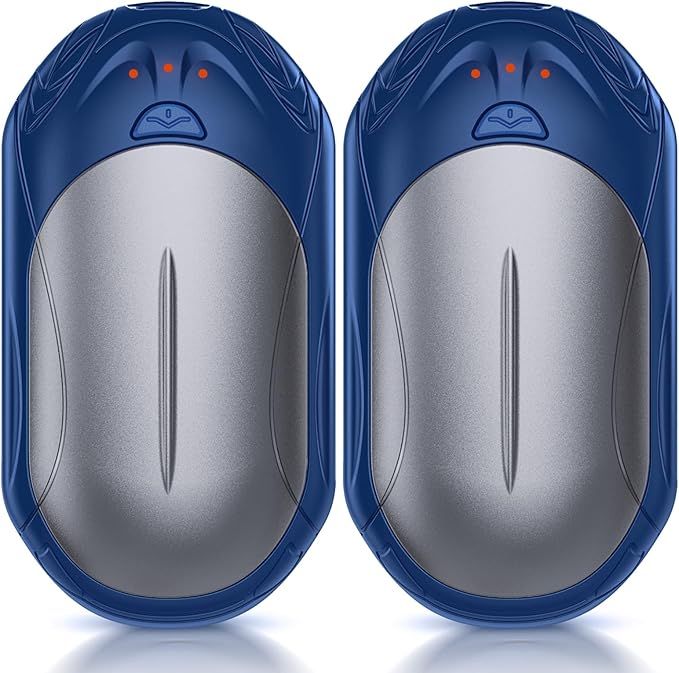 Rechargeable 2 Pack, AI Smart Chips Electric , 20Hrs Long Safe Heat, Portable Pocket Heater, Gifts for Christmas, Outdoor, Hunting, Golf, Camping Accessories