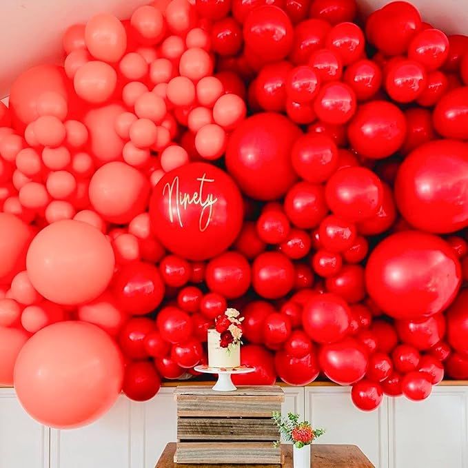 Red Balloons 20pcs 18 Inch Red Helium Balloons for Birthday