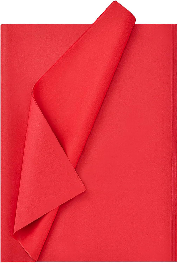 Red Tissue Paper for Gift Bags, 115 Sheets 14 x 20 Inches Wrapping Paper, Bulk for Crafts Mother's Day Valentine's Day Wedding Birthday Christmas Party Decor