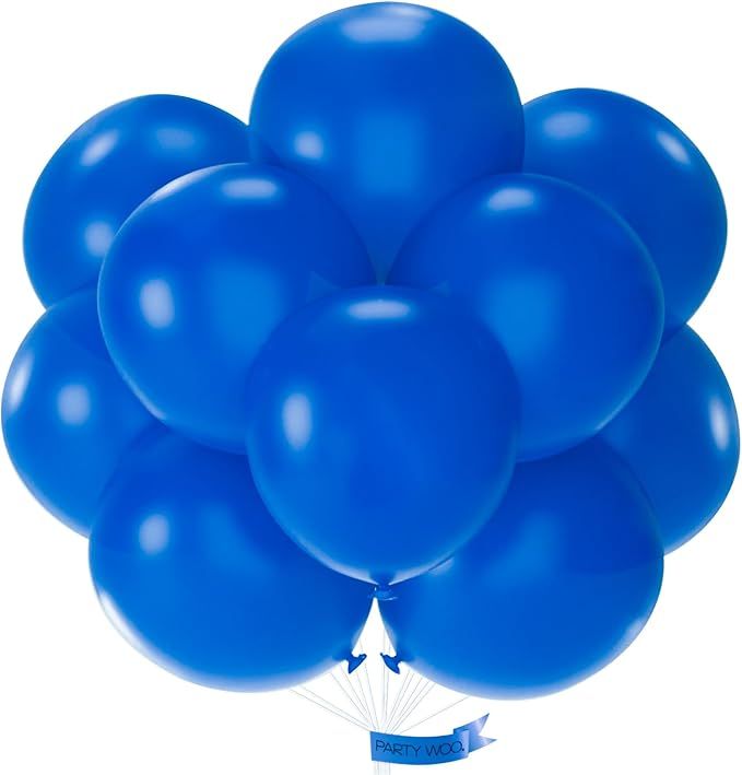 Royal Blue Balloons 20pcs of 18 Inch Dark Blue Latex Balloons for Wedding Baby Shower Gender Reveal Anniversary Graduation Under The Sea Men Birthday Bachelorette Party Decorations Blue-Y5