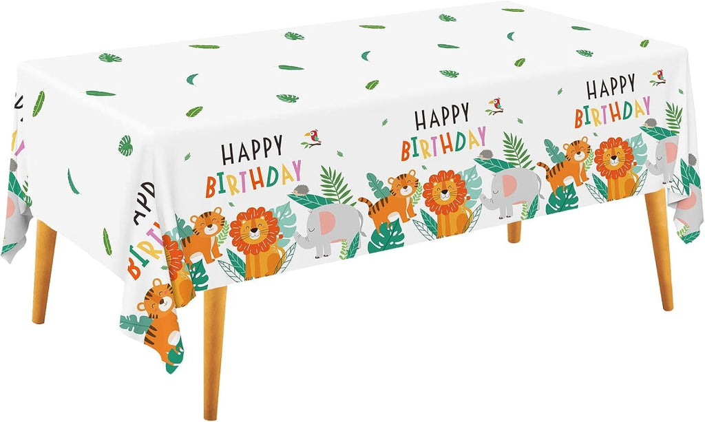 Safari Theme Party Supplies Disposable Tablecloth