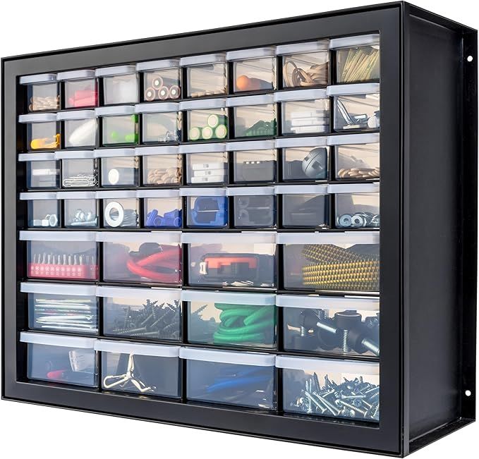 Screw Tool Organizer Small Parts Cabinet 44Dwer Electronics Hardware