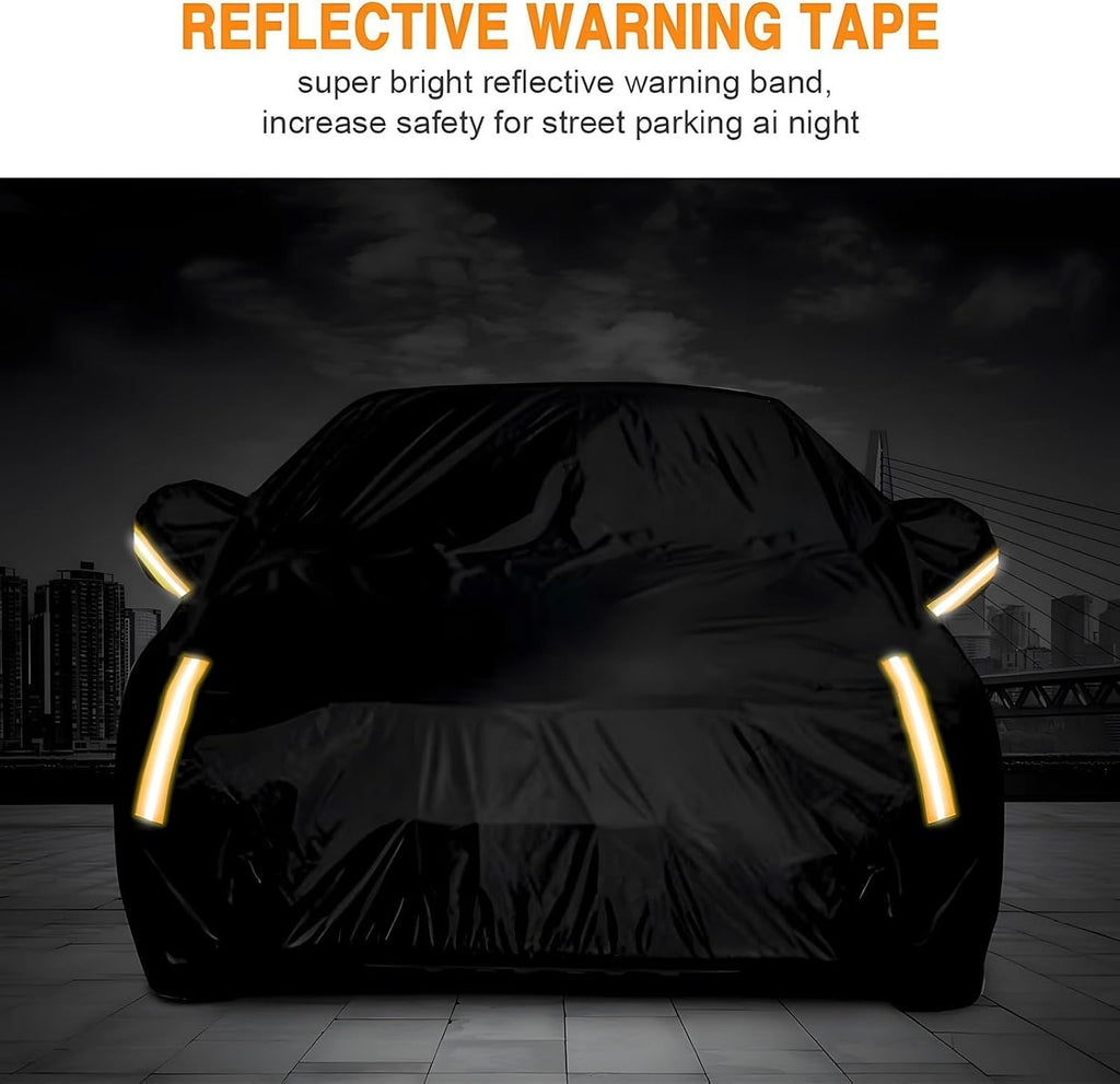Sedan Car Cover Waterproof Heavy Duty All Weather Protection Snow
