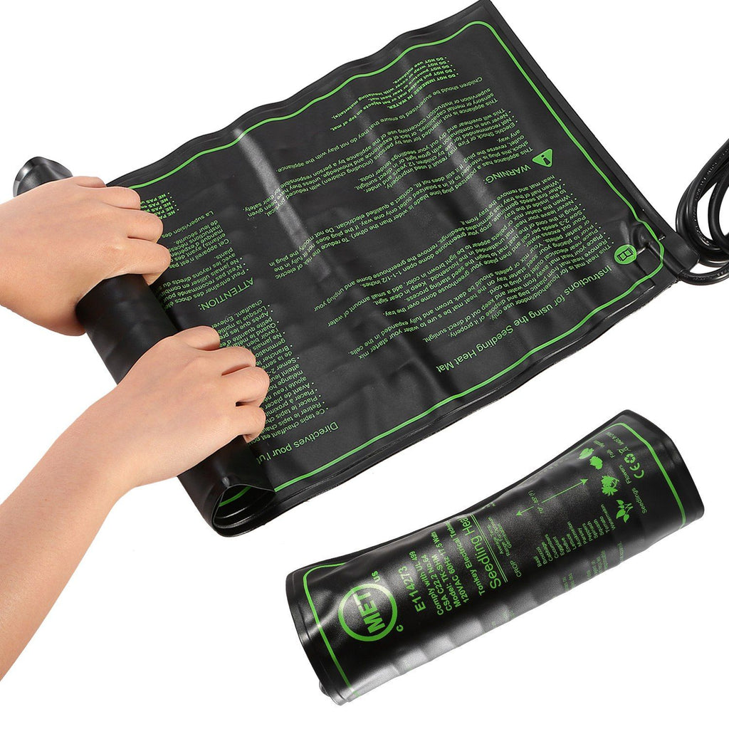 Seedling Heat Mat IP67 Waterproof Plant Warm Hydroponic Heating Pad 17.5W for Seed Germination Cloning Plant Propagation