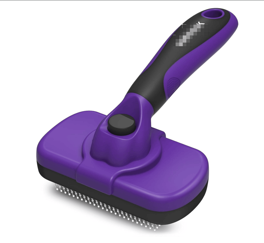 Self Cleaning Slicker Brush - Skin Friendly Deshedding Grooming Tool for Dogs & Cats, Suitable for Shedding & Haired Pets, with Pet Supplies Accessories