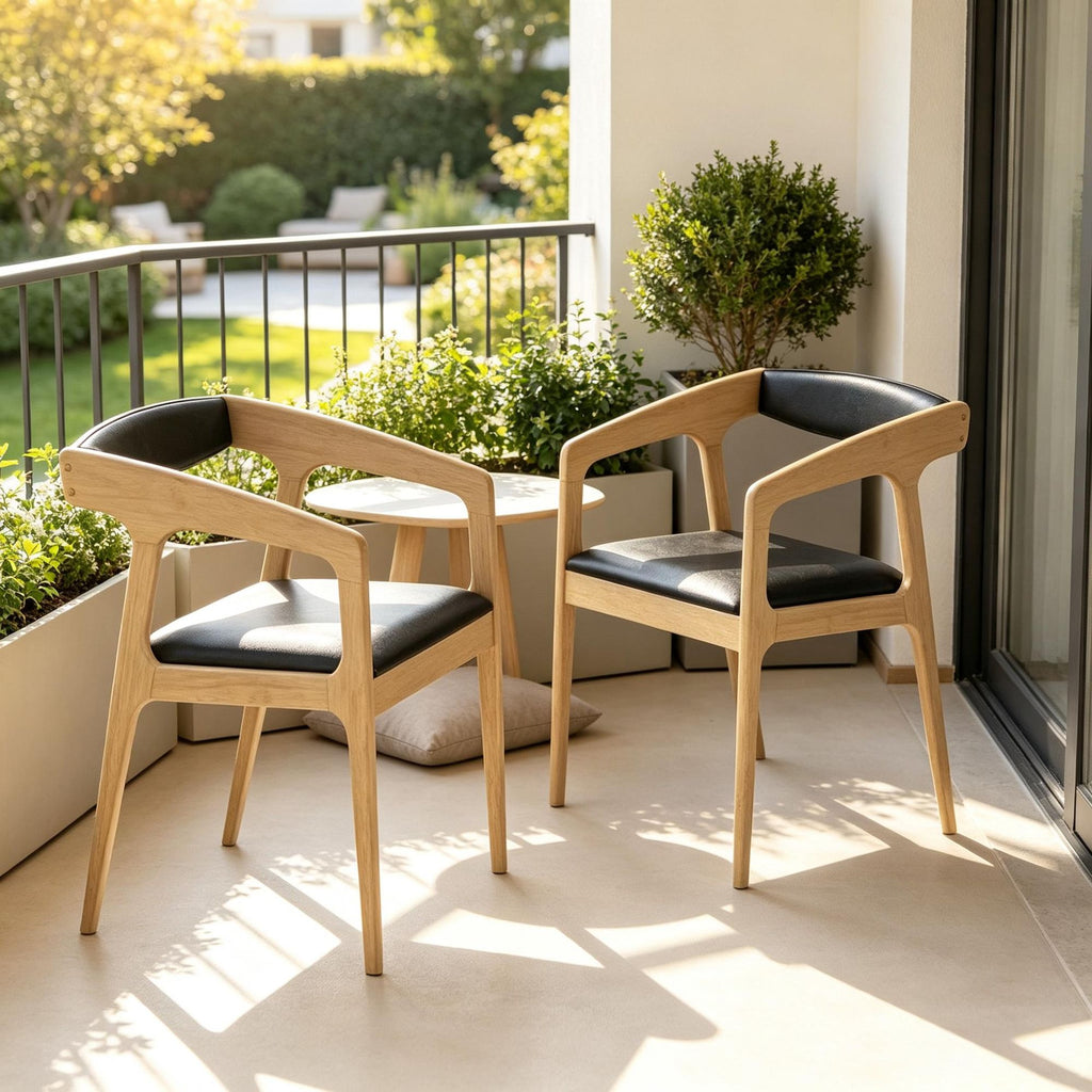 Set of 2 Upholstered Armchairs with Cozy Backrest And Padded Seat Cushion for Comfortable Seating