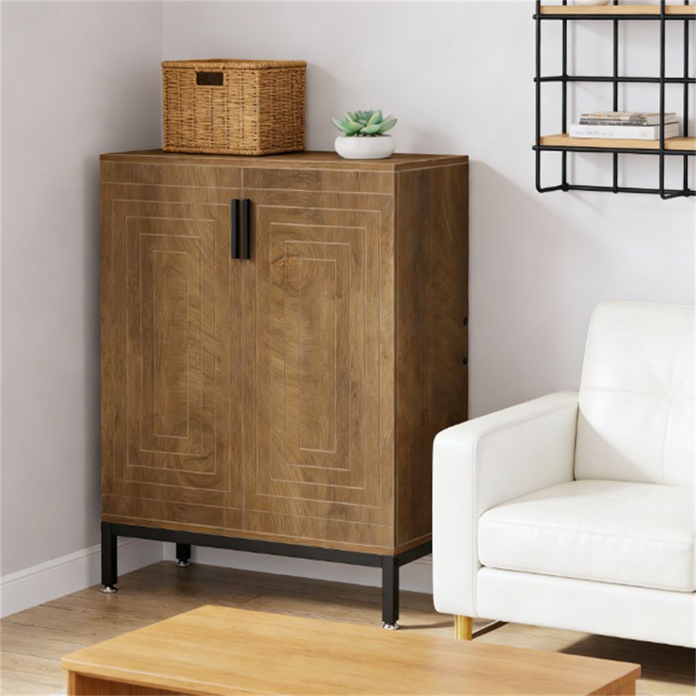 Shoe cabinet, entrance shoe rack, storage cabinet with large storage space