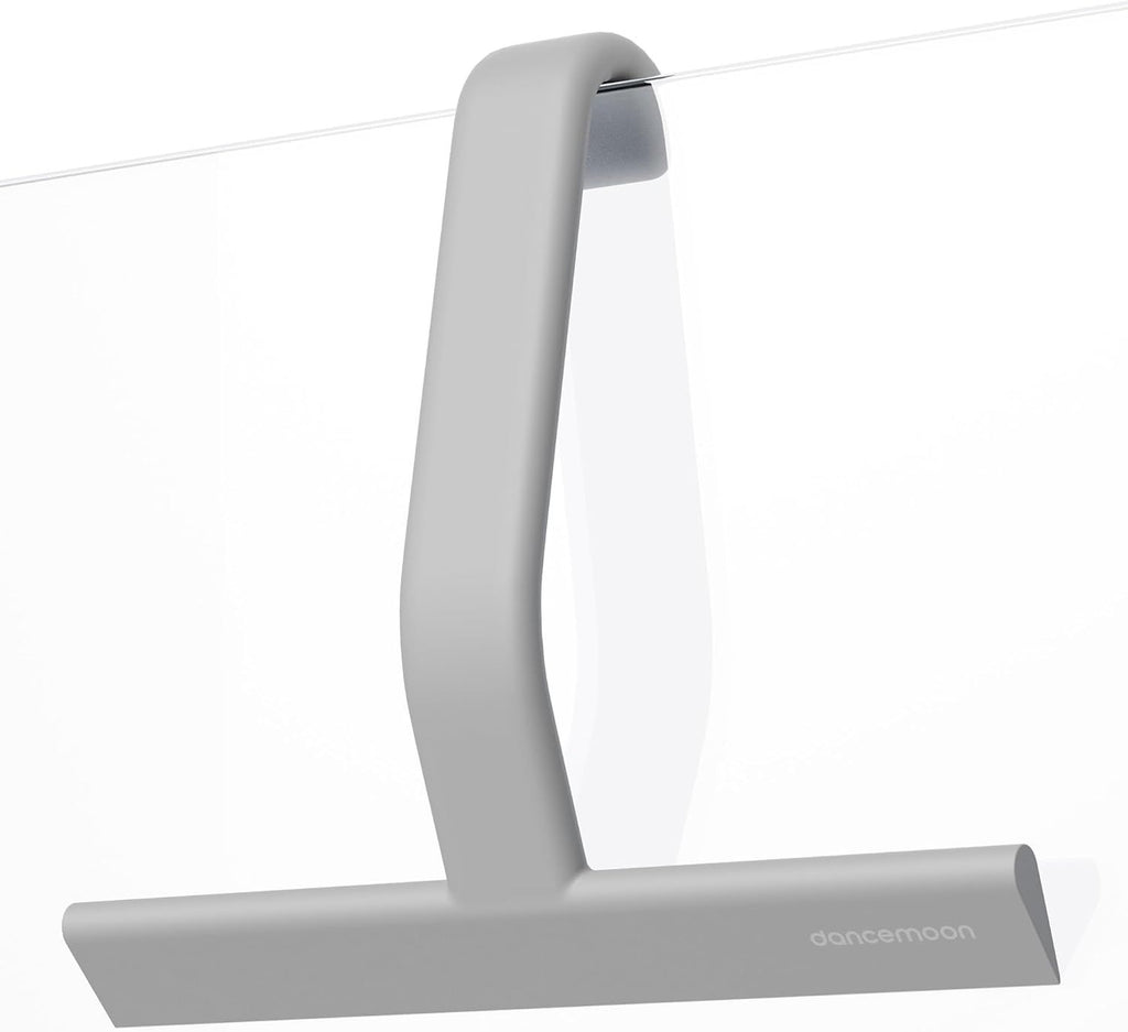 Shower Squeegee for Glass Doors, All-One-Piece Silicone with Built-in Hook Design for Easy Hanging, Household Window Mirror Squeegee for Bathroom, Glass, Kitchen, Tile Wall, Car
