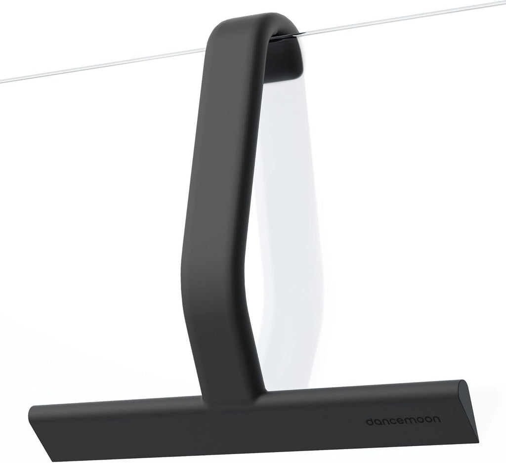 Shower Squeegee for Glass Doors, All-One-Piece Silicone with Built-in Hook Design for Easy Hanging, Household Window Mirror Squeegee for Bathroom, Glass, Kitchen, Tile Wall, Car
