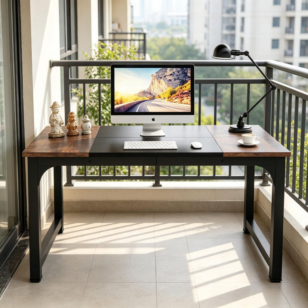 Simple Conference Table, Rectangular Meeting Table Computer Desk