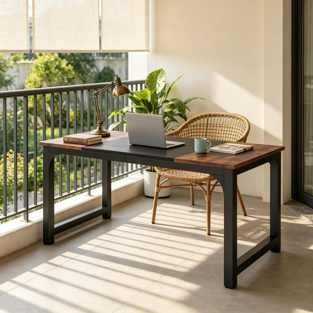 Simple Rectangular Conference Table Computer Desk - Office Meeting Table