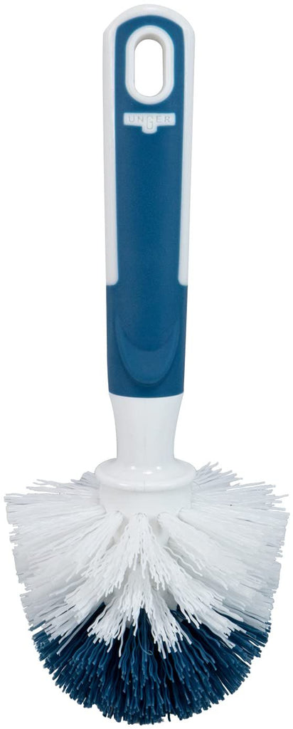 Sink and Dish Scrub Brush, Kitchen Washing Scrubber for Hard-to-Reach Corners, Small Cleaning Supplies, Non-Scratch Bristles, Glassware, Pots, Pans, Tumblers, Drains, and Disposals