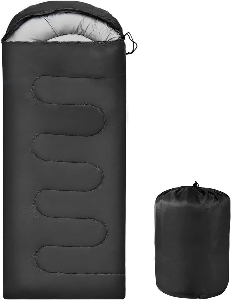 Sleeping Bags Portable Waterproof Camping Sleeping Bag for Adults Kids 4 Seasons Cold Weather or Warm Backpacking Hiking Mountaineering Indoor Outdoor Use
