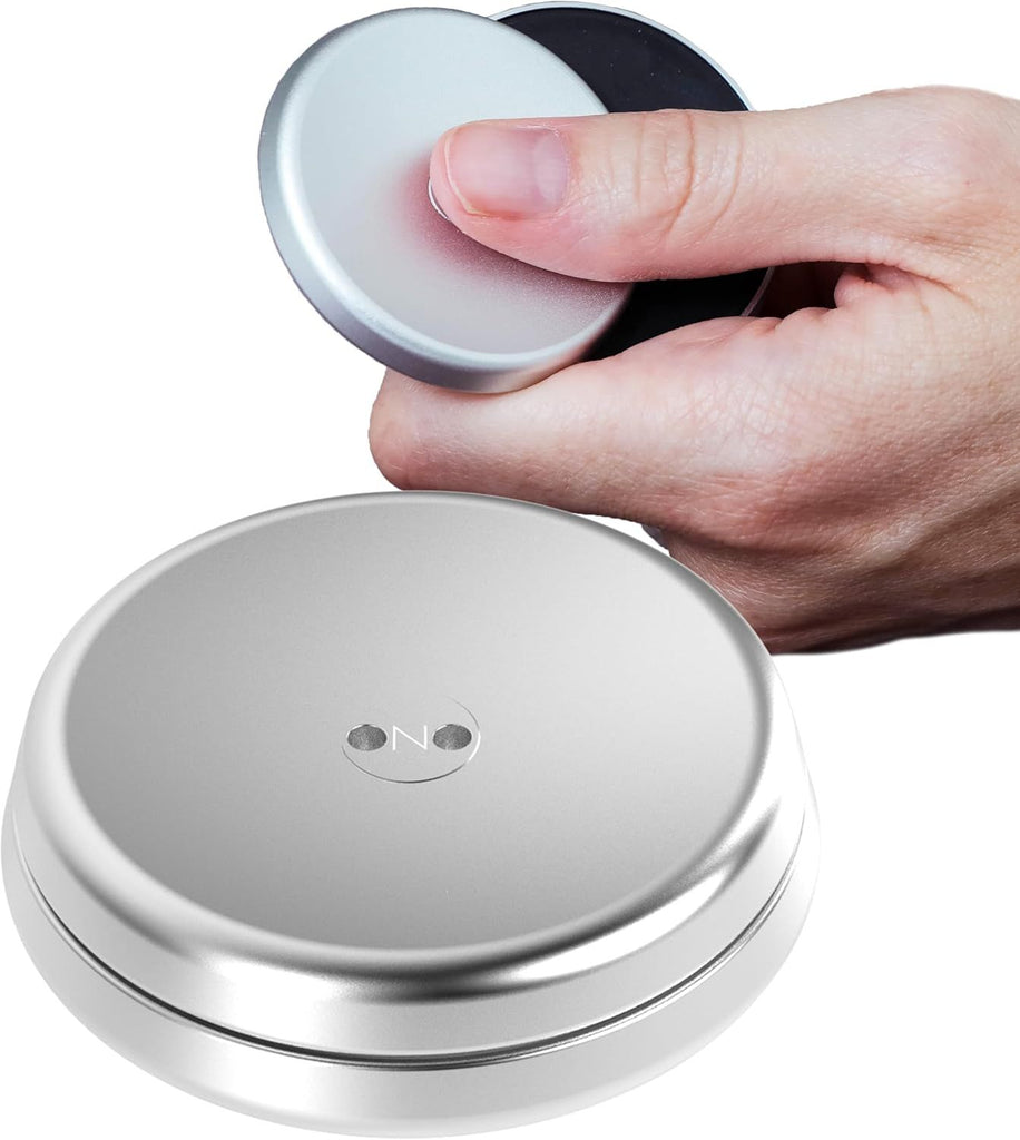 Slider - Handheld Fidget Toy for Adults | Help Relieve Stress, Anxiety, Tension | Promotes Focus, Clarity | Compact, Portable Design (Grey - Aluminum)