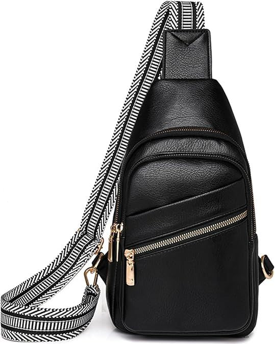 Sling Bag Crossbody Bags for Women, Fanny Packs for Women Chest Bag for Work Shopping Pack Crossbody Purse , Brown, Small, Sling Bag