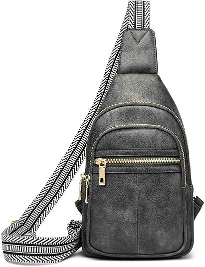 Sling Bag Crossbody Bags for Women, Fanny Packs for Women Chest Bag for Work Shopping Pack Crossbody Purse , Brown, Small, Sling Bag