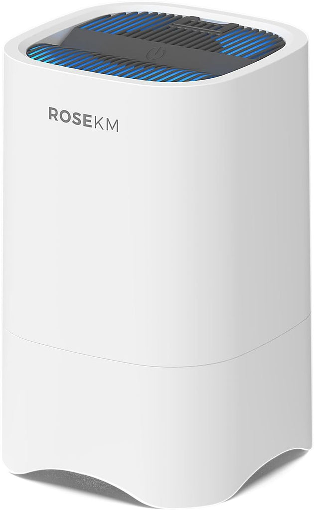 Small Air Purifiers for Home, Mini Air Purifier for Desktop, Bedroom, Office, Car, Room, Portable HEPA Air Purifier Air Cleaner for Smoke, Dust with Night Light