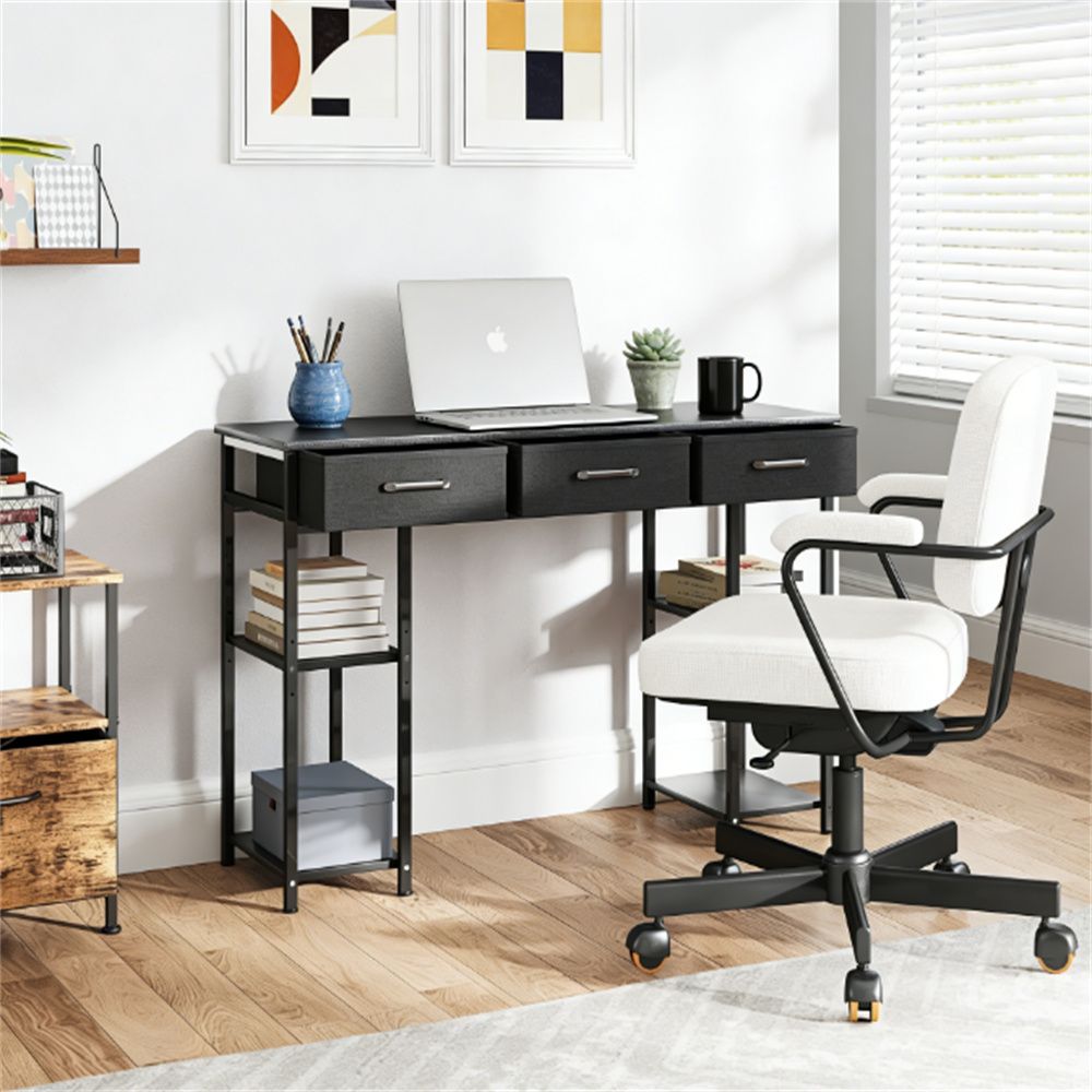 Small computer desk, writing desk, home office desk, student desk,black