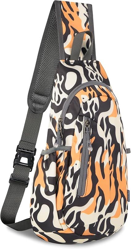 Small Sling Bag, Lightweight Crossbody Backpack for Men Women, Shoulder Bag for Sports and Outdoor