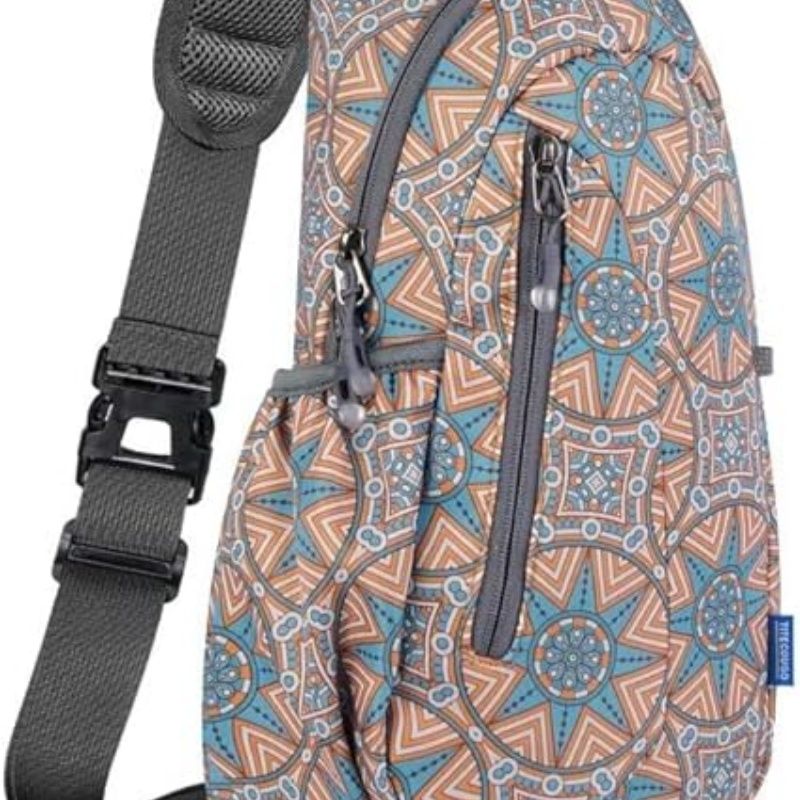 Small Sling Bag, Lightweight Crossbody Backpack for Men Women, Shoulder Bag for Sports and Outdoor