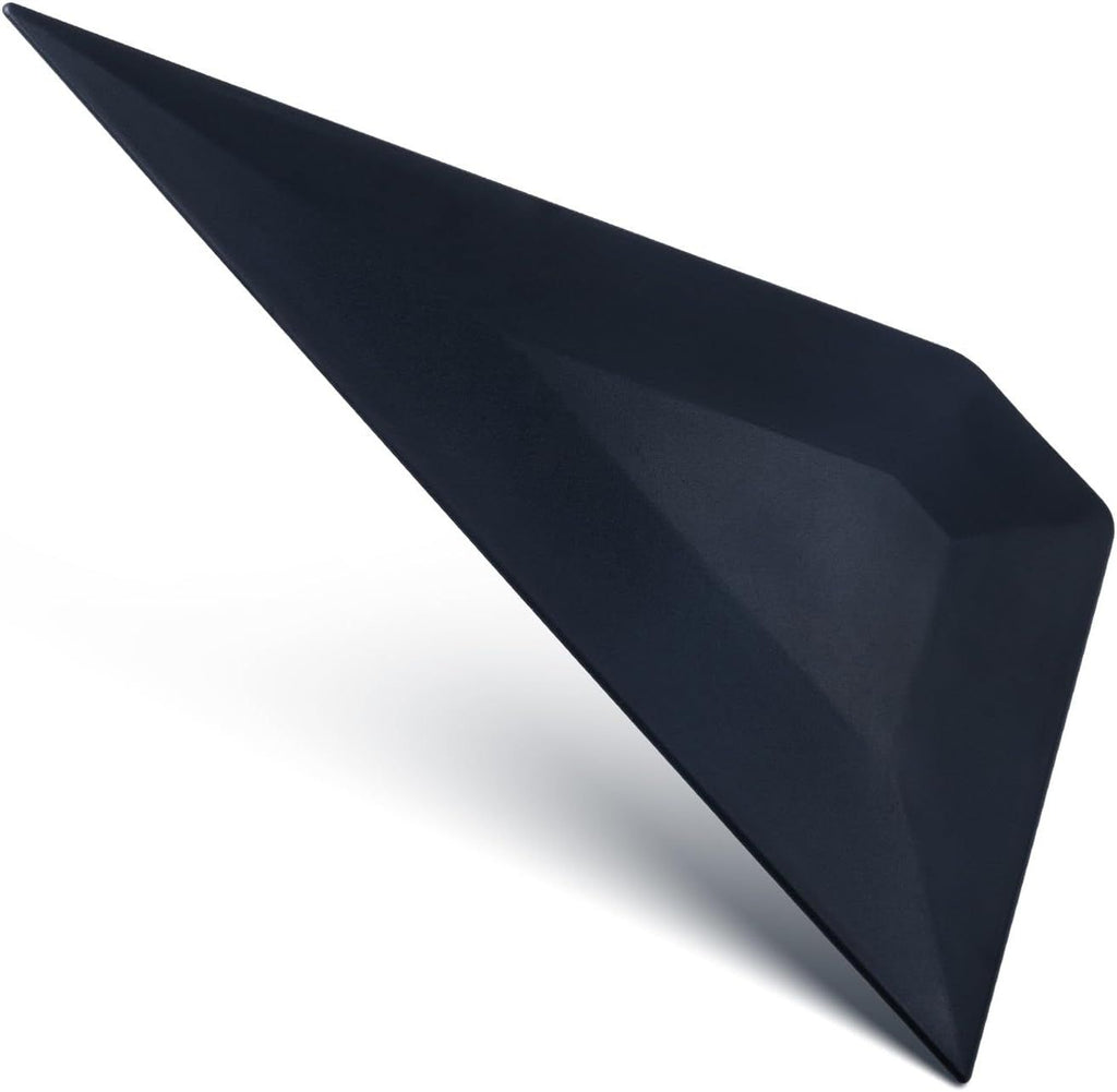 Small Squeegee Window Tinting Tools, Triangle Car Wrap Vinyl Tucking Tool, for Wrapping, Wallpaper Smoothing, Film Application Kit (Black)