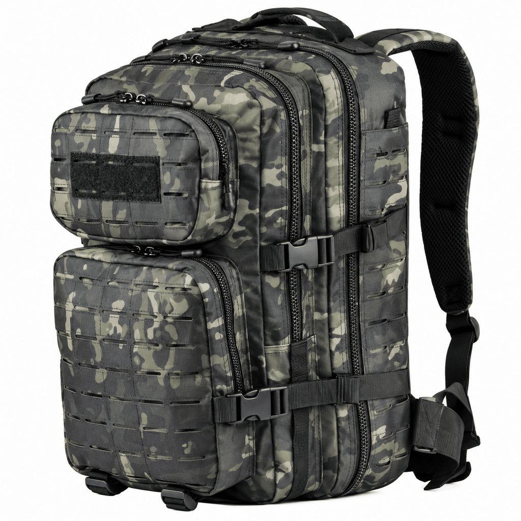 Small Tactical Backpack Assault Pack 40L Military Backpack with Molle for Hiking Hunting Rucksack Trekking