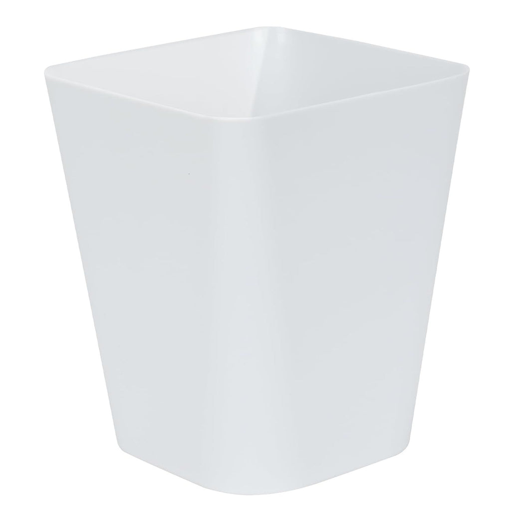 Small Trash Can - Waste Basketbin - 1.8 Gallon - White - Bathrooms, Laundry Room, Kitchens, Offices