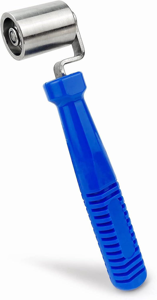 Smoothing Seam Roller Tool, Car Heat Insulation Sound Deadening Application Wheel Roller, Wallpaper Seam Roller, with Steel Roller Head and Anti-Slip Plastic Handle