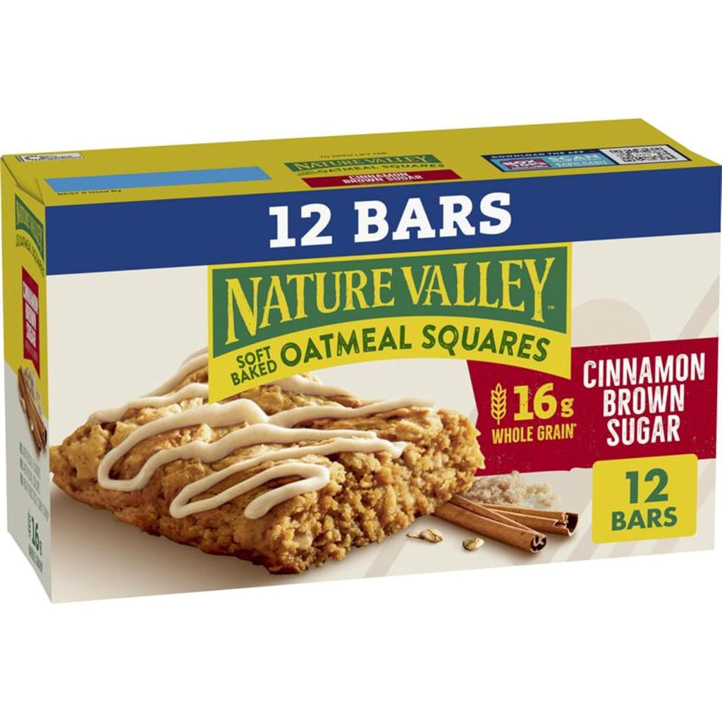 Soft Baked Oatmeal Squares, Cinnamon Brown Sugar, 12 Bars, 14.88 oz