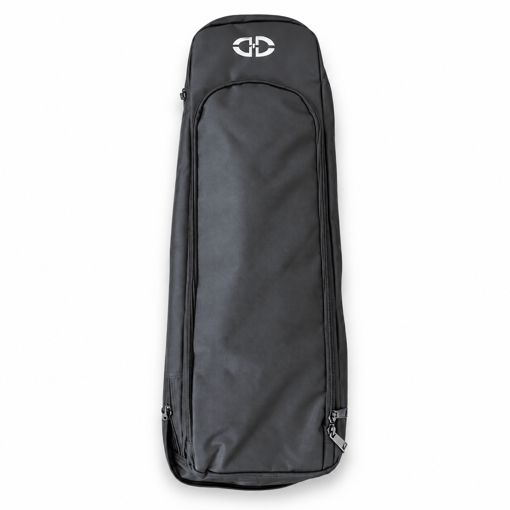 Soft Gun Case with Front Zipper Pocket, Slim Long Storage Bag, Black