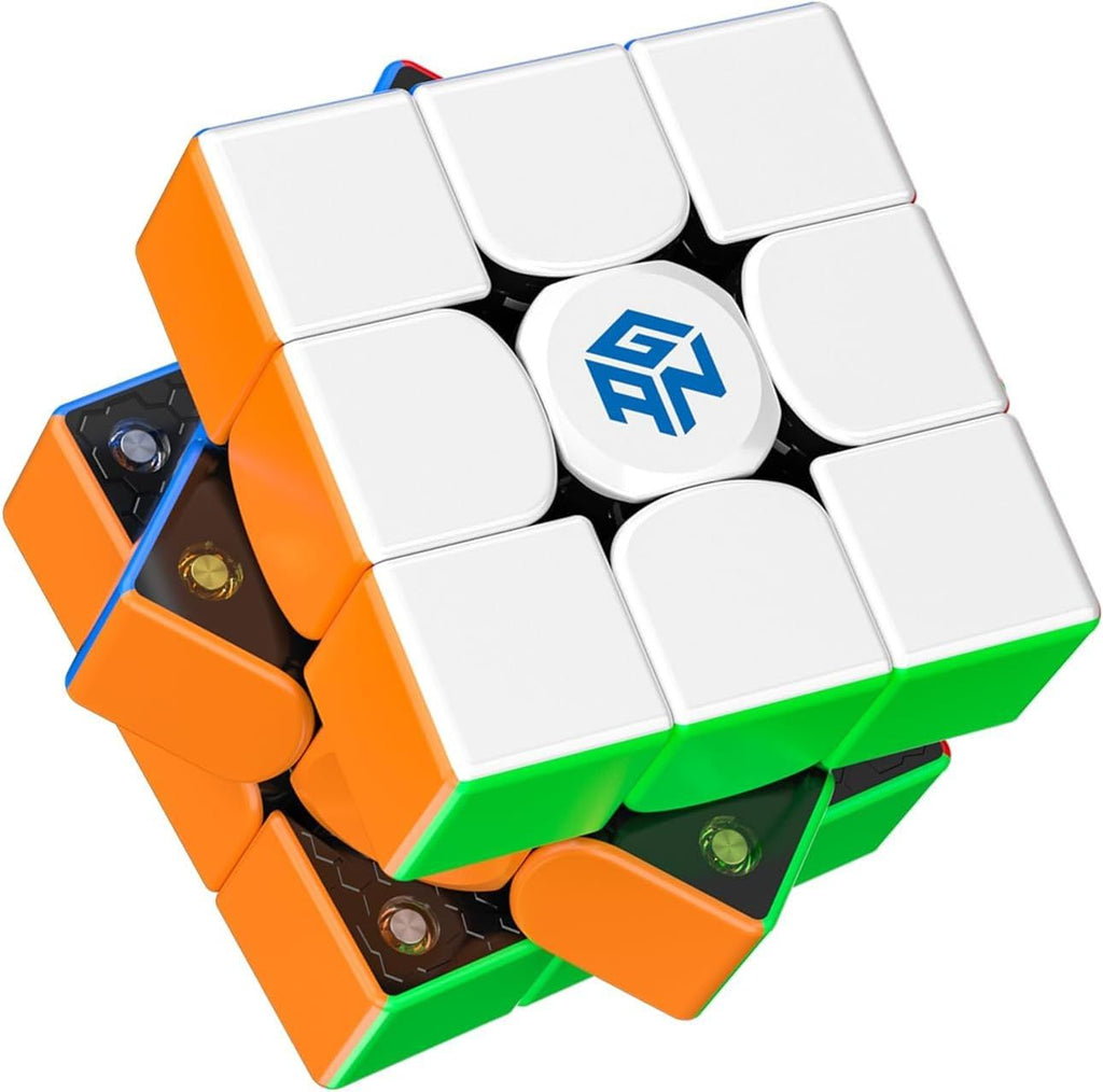 Speed Cube 3x3 Magnetic Speedcube Stickerless 356M Fidget Toys for Kids Adults