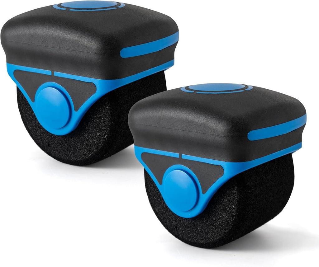 Sponge Seam Roller Vinyl Applicator Tool, 2 Pack Soft Foam Wheel Roller Paint Roller, Pro Heat-Resistant Rolling Tools for Vinyl Application on Vehicle Contoured, Rivets and Uneven Surface