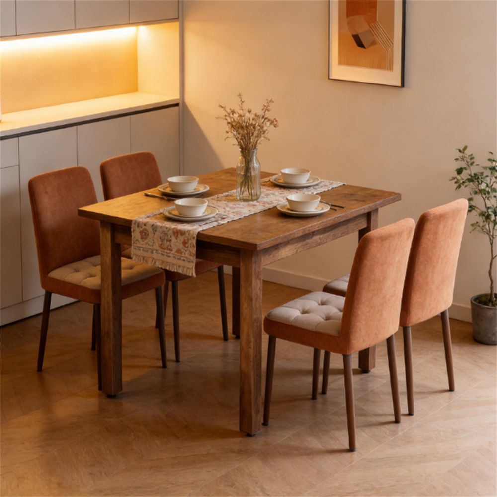 Square dining table, kitchen dining table, living room dining table