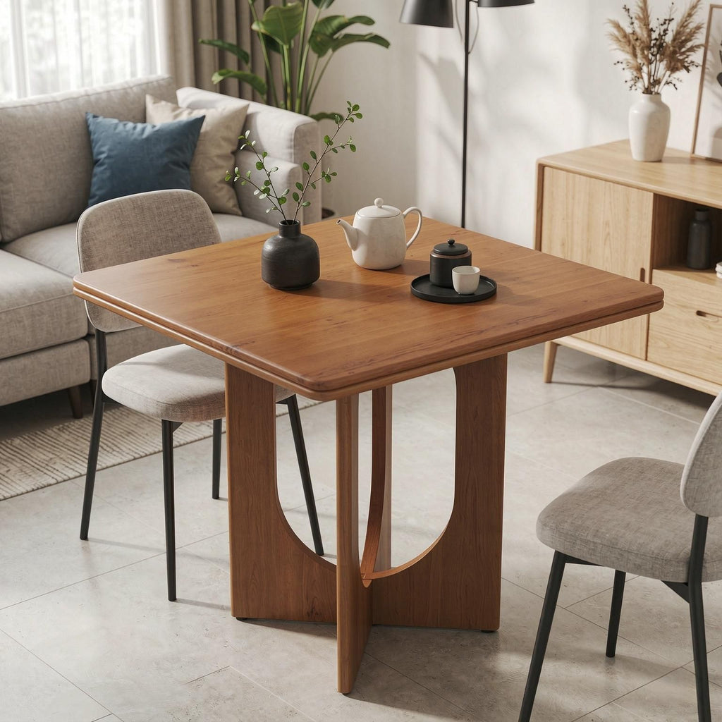Square  Wood Dining Table,Kitchen Table