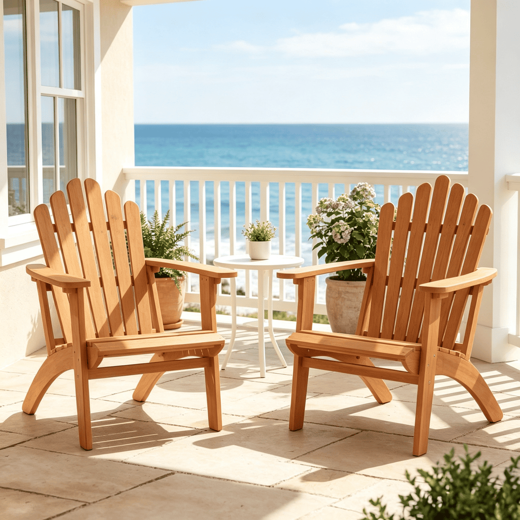 Stackable Adirondack Chairs Outdoor  Patio Furniture -Excluding side tables