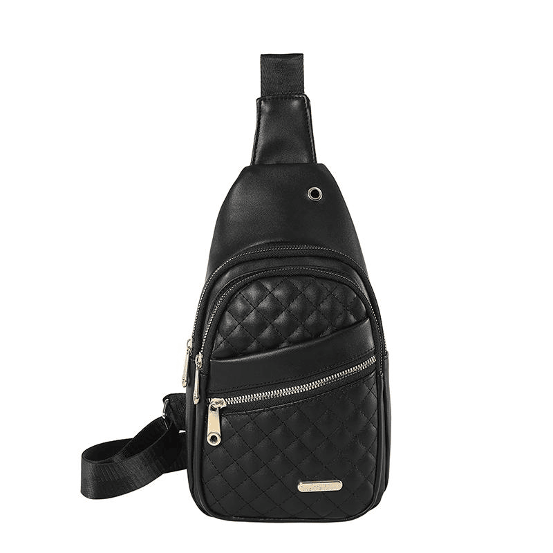 Storage Bag & Travel Bag Small Sling Bag Crossbody Chest Shoulder Water Resistant Sling Purse One Strap Travel Bag for Men Women Boys with Earphone Hole